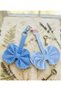 Handmade Fabric Bow Bag Accessory - Keychain - Bag Charm - 3