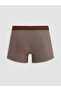 Brown Cotton Flexible Men's Boxer Briefs 3-Pack - 5