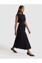 Black Comfort Fit Woven Dress 50321273-Vr046 - 3