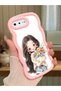 iPhone 7 Plus Compatible Case Camera Protector Pink Silicone Couple Phone Case Girl Pattern