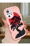 Redmi Note 10 Pro Compatible Case with Camera Protector Pink Silicone Couple Phone Case Tree Pattern