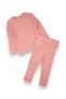 100% Cotton 0-3-6-9-12 Months Baby Girl Ruffle Detailed Thin Seasonal 2-Piece Top and Bottom Baby Set - 2