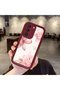 Samsung Galaxy S22 Compatible Case Camera Protector Burgundy Silicone Couple Phone Case Floral Pattern