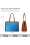Laptop Tote Bag for Women 15.6 Inch Waterproof PU Leather Computer Bags Women Business Office Work Bag Briefcase - 5