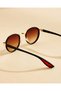 Women Assorted Plain Round Sunglasses - 3