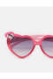 Girl Pink Snoopy Heart Sunglasses - 4