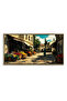 Signtouch Floral Boutique Street Canvas Wall Art 50x100 cm With Outer Frame - 2