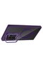 Galaxy S22 Ultra Case with Camera Stand Magsafe Supported Transparent Back Face Silicone Lckc - 5