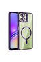 Galaxy A06 Case with Camera Stand, Magsafe Supported, Transparent Back, Silicone Omsy - 5