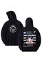 Khabib the Eagle Nurmagomedov Printed Cotton Long Sleeve Hooded Sweatshirt with 3 Yarns
