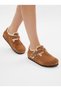 Unisex Mc520-Krk Genuine Suede Leather Tan Natural Sheepskin Orthopedic Sabo Shoes