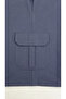 Large Size Elastic Waist Lace-Up Cotton Men's Shorts with Cargo Pockets - 4