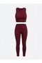 Grape Elaro Back Detailed Sports Bra - 2