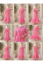 Haki̇m Collar Half Buttoned Waist Tie Fastened Crinkle Patterned Viscose Dress - 2