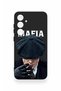 Samsung S24Fe Compatible Mafia Patterned Silicone Case - 2