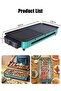 Electric Indoor Grill, 2 in 1 Indoor Grills for Kitchen, Versatile Smokeless Indoor Grill for Home Cooking With Grill Mesh, Non-Stick Baking Pan and Drip Tray - 2