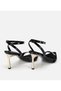 Ac681136 Fine Heel Buckle Detail Ankle-Strap Evening Dress Shoes - 4