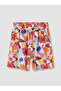 Lcw Everyday Women's Floral Shorts with Elastic Waist - 4