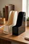 Mg 101 Set of 2 A4 Disassembled Plastic Vertical Magazine Rack Folder Archive Box Organizer Storage