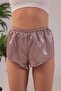 Mink Satin Patternless Single Shorts