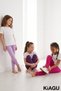 Girls' 3-Pack Plain & Cotton Leggings Set - Casual Long Leggings - 5