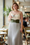Plus Size Khaki Women's Belt Corset Style Three Buckle Waist Highlighting