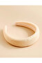 Women Beige Jacquard Hair Band