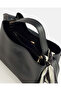 Women Black Bucket Bag - 4