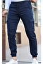 بنطال كارجو رجالي من DENIM WER موديل قصة ضيقة مزود بـ قماش قابل للتمدد جيوب – - 2