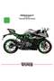 Cfmoto 250sr the hard sr sticker set - high quality decal kit with wheel rim protector