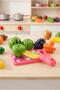 Cuttable 12-Piece Fruit and Vegetable Toy Set That Develops Hand Skills - Educational House Play Game - 5