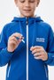 Boy's Unlimited Striped Hooded Straight-Leg Raglan Sleeve Diving Fabric Tracksuit Set Esf7014 - 8
