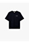 Cotton Crew Neck Short Sleeve Printed Oversize T-Shirt - 5