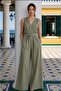 Buckle Detail Double Breasted Collar Women's Jumpsuit - 2