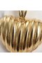 Women's Earrings 316L Steel Gold Color Heart Model Jewelry Accessory - 4