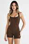 Body-Hugging Backless Gathering Bodysuit Sports Yoga Leggings Jumpsuit