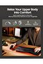 Ergonomic Mouse, EM11 NL Wireless Vertical Mouse, Ergo Mouse with Multi-Device, USB-C Rechargeable Mice for Windows, Mac OS, PC/Notebook/Laptop Red - 3