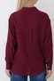 Women's Cotton Fabric Epaulet Sleeve Detailed Oversize Muslin Shirt - 4