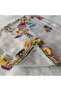 Handmade Needlework Writing, Scarf, Yemeni, Mevlit Cover, Head Cover, 4 Sides Embroidered, 100% Cotton, 100*100cm - 2