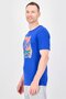 Men Sportswear Fit Short Sleeve Basketball T-shirt, Blue - 2