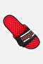 Men Houston Rockets Bar Slip On Slides, Black - 4