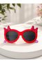 Cute Girl's Sunglasses with Butterfly Ribbon - 2
