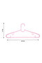 Plastic Hangers 30 Pack-Multicolour Plastic Hangers-Space Saving Clothes Hangers for Shirts, Pants & for Everyday Use-Clothing Hangers with Hooks - 5