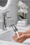 1080 °   Rotatable Faucet Spout: Chrome-Look Flexible Water Diverter - 7