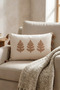 Botanical Embroidered Tassel Cushion Cover 35X55 cm - 7