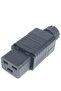 قابس IEC PDU UPS 16A 250VAC 320 C 19، قابس IEC C19 DIY، موصل طاقة IEC، موصل IEC - 8