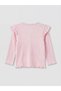 Vizyon New Season Ecru Ruffled Baby Girl 3-Piece T-Shirt - 3