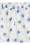 Lcw Kids Ecru Floral Girls' Shorts - 2