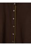 Özmarka New Season Brown Crew Neck Women's Knitwear Cardigan - 6
