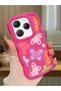 Infinix Hot 40 Compatible Case Camera Protector Red Silicone Couple Phone Case Butterfly Pattern